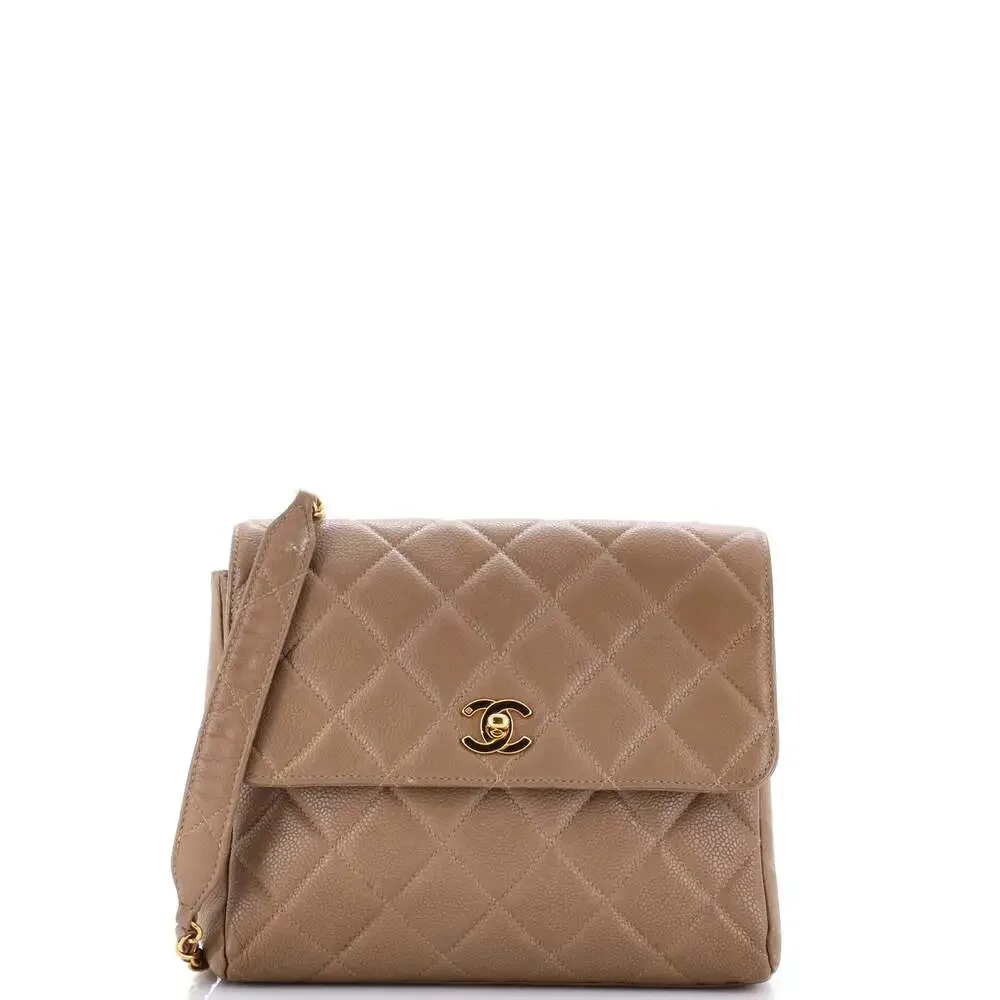 Chanel Vintage Square Cc Flap Bag #242393C45B - Picture 1 of 9